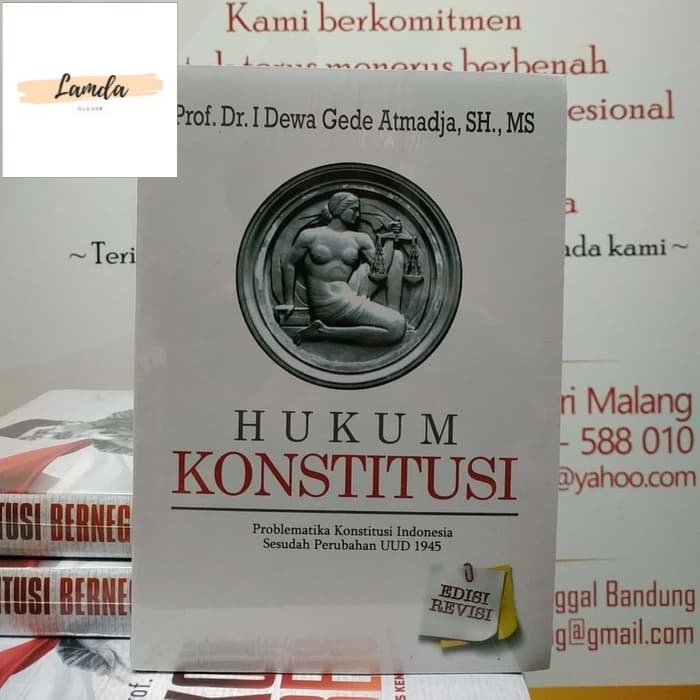 Jual BUKU HUKUM KONSTITUSI PROBLEMATIKA KONSTITUSI INDONESIA SESUDAH ...