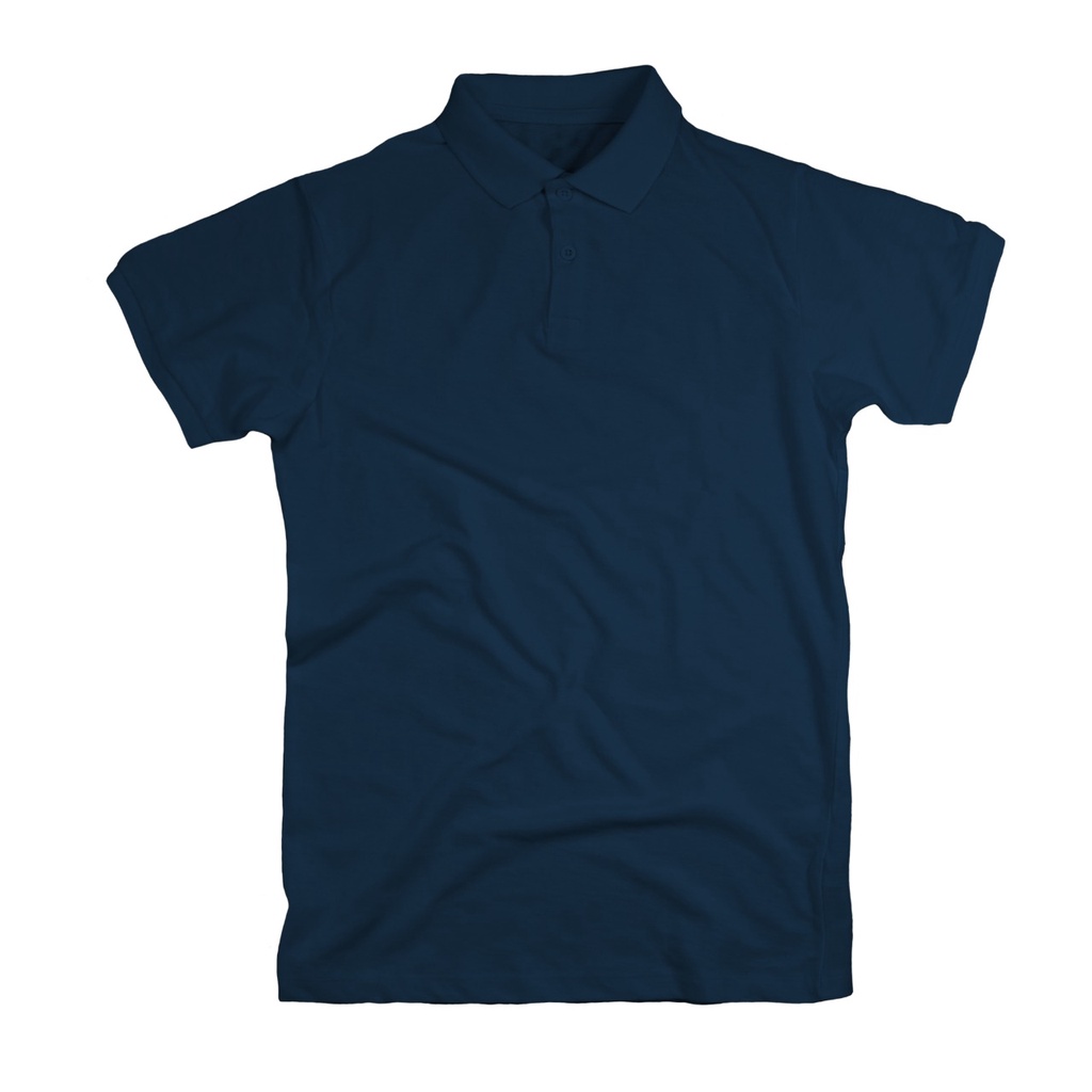 Jual KAOS KERAH / POLO SHIRT PENDEK - WARNA BIRU DONGKER - AWESAM