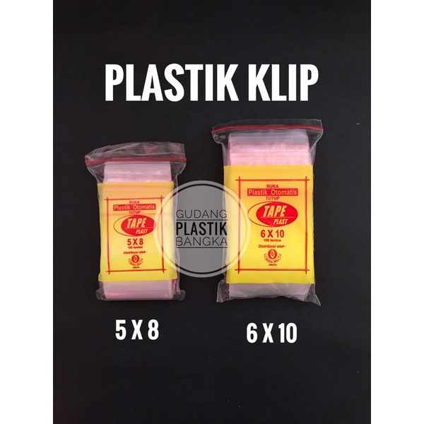 Jual Plastik Ziplock Plastik Klip Merk Tape Plast Ukuran 4x6 5x8 6x10