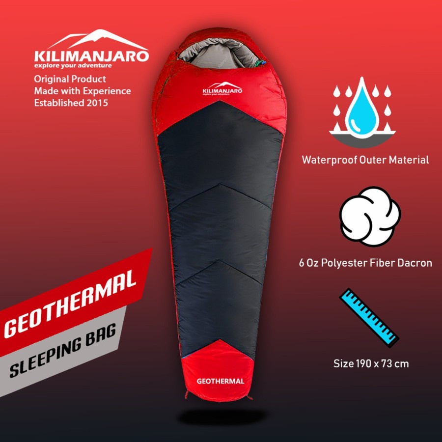 Jual Sleeping Bag Kilimanjaro Geothermal Super Hangat Waterproof