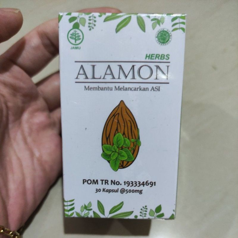 Jual Alamon HERBS / ASI BOOSTER Efektif / Kombinasi Almond + Katuk ...