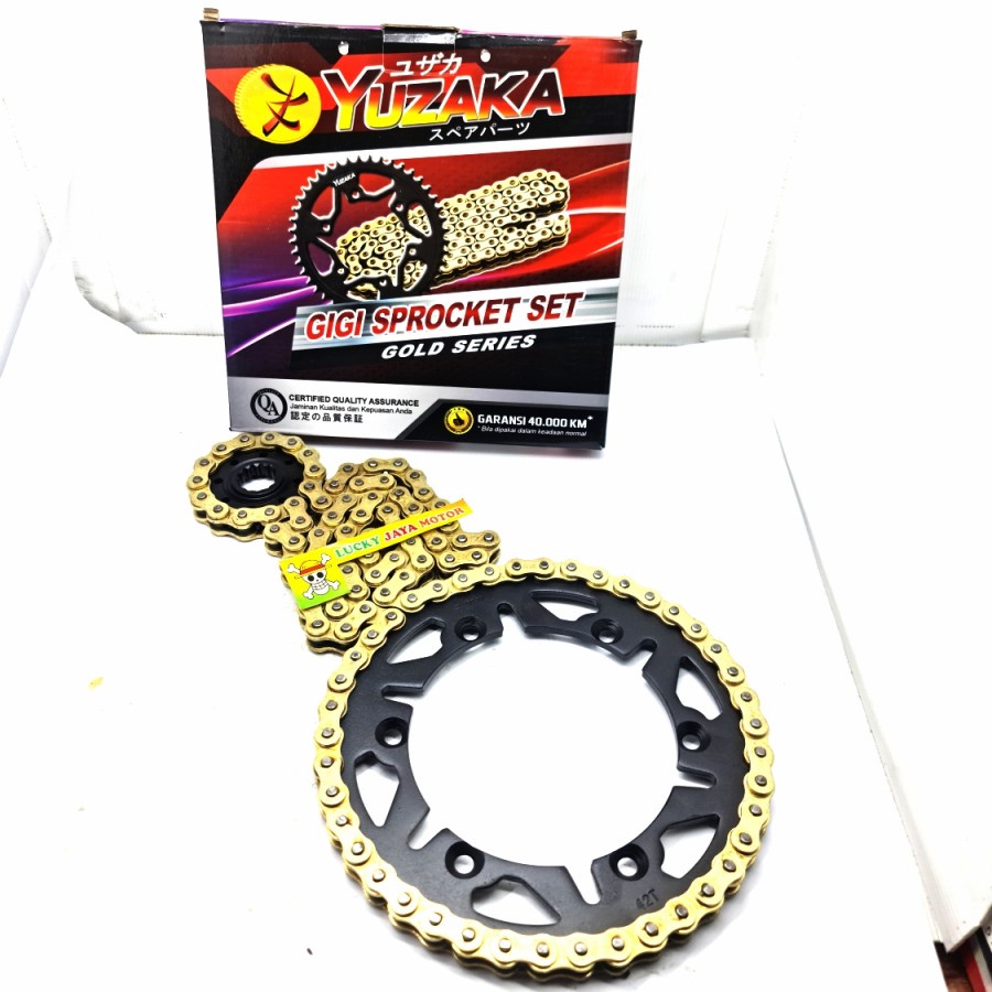 Jual Gearset Girset Chainkit Gear Gir Set Rantai Klx Klx Gold