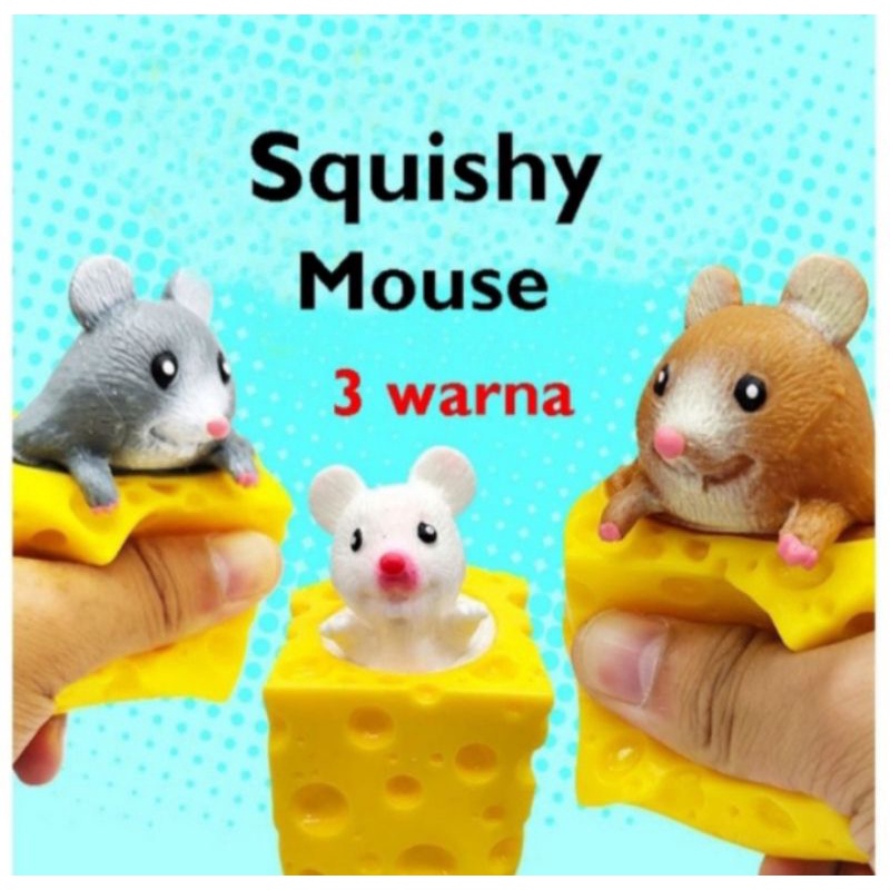 Jual mainan squishy mouse | Shopee Indonesia
