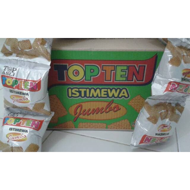 Jual TOP TEN Snack Rentengan 10PCS /Snack Top Ten Renteng 10pcs ...