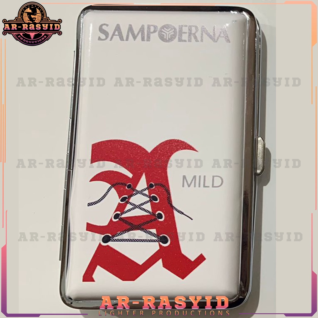 Jual Tempat Kotak Rokok Kaleng Motif Sampoerna Mild Putih | Shopee ...