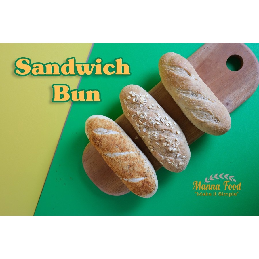 Jual Manna Food Sandwich Bun 1pack isi 12 pcs Shopee Indonesia