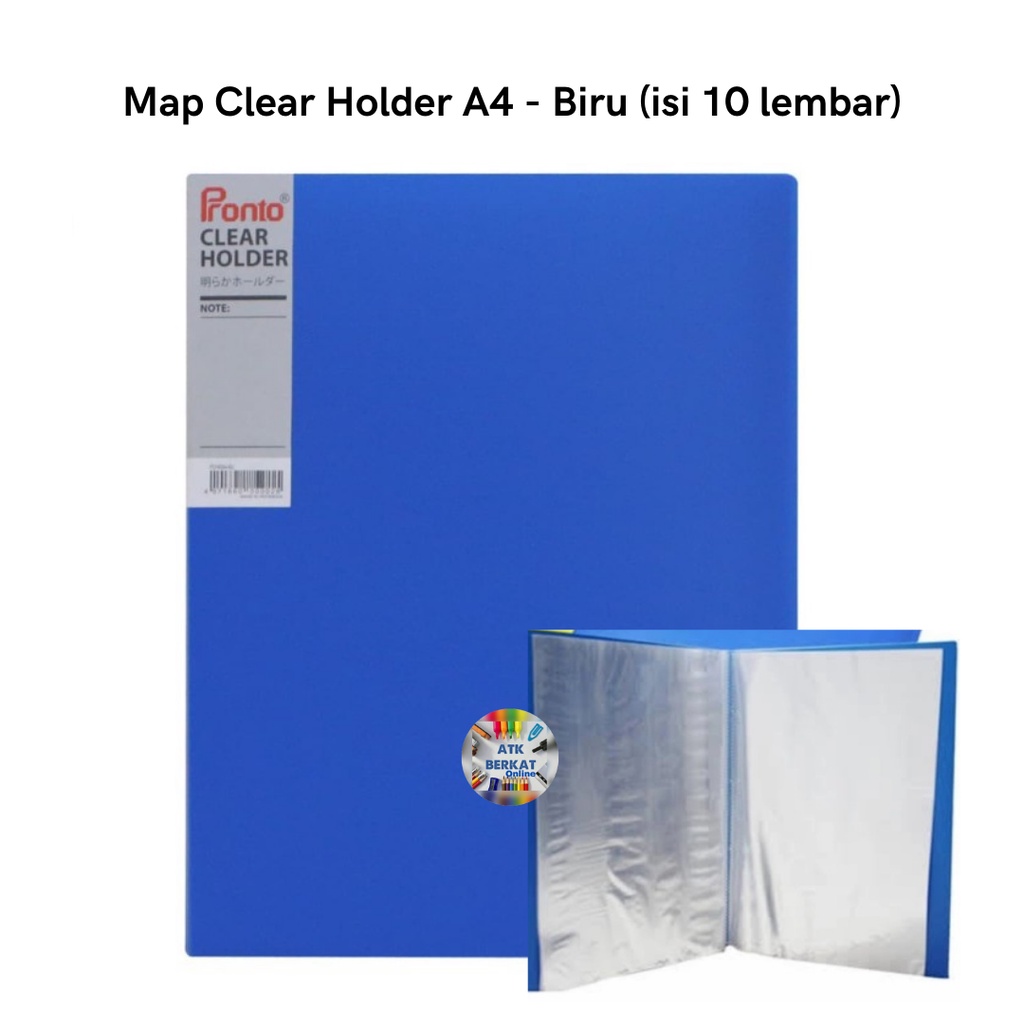 Jual Map display book Clear Holder Dokument keeper PRONTO | Shopee ...