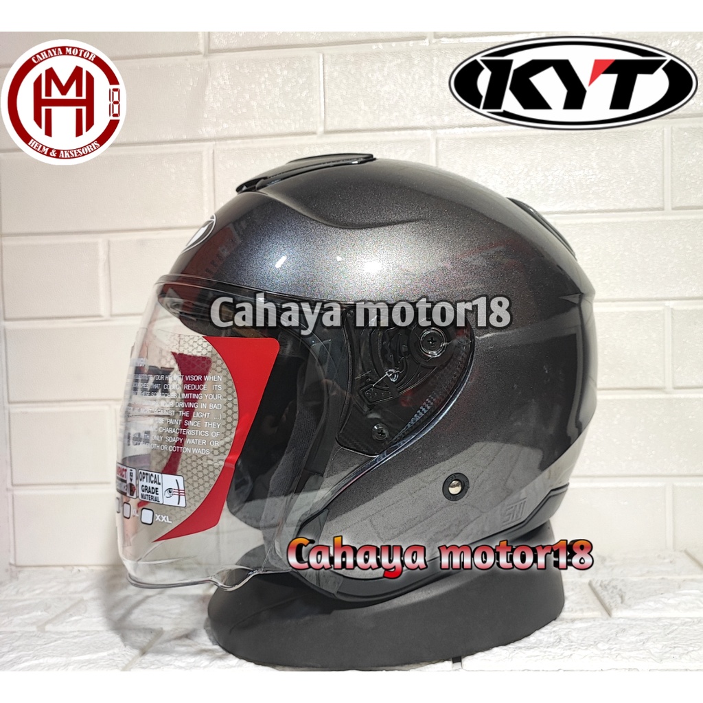 Jual Helm Kyt Kyoto R Solid White Putih Kyt Original Shopee Indonesia