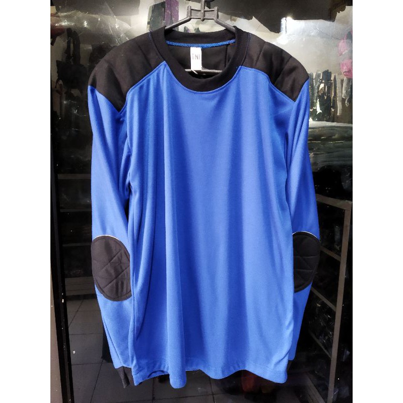 Jual KAOS LAPANGAN POLOS PANJANG WARNA BIRU BENHUR | Shopee Indonesia