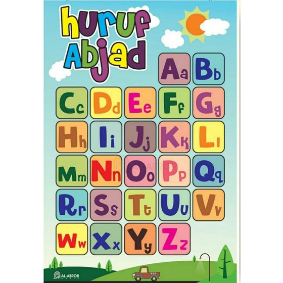 Jual Poster Edukasi Anak TK Balita Paud SD Abjad Alfabet A Sampai Z ...