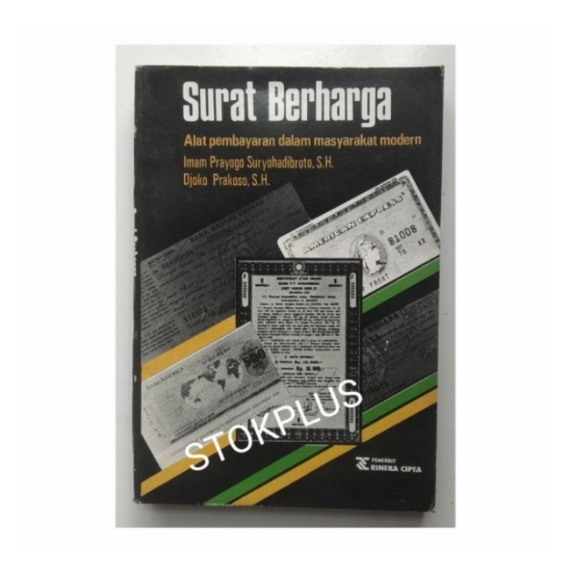 Jual SURAT BERHARGA ALAT PEMBAYARAN DALAM MASYARAKAT MODERN | Shopee ...