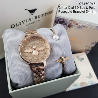 Jual TERLARIS OB16GD46 Olivia Burton original Include box manual