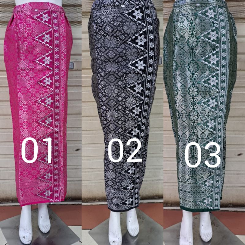 Jual READY STOK ROK SONGKET BORDIR PREMIUM-ROK SONGKET BAWAHAN TUNIK ...