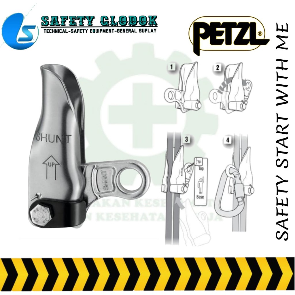Jual Petzl shunt rappel backup devicePetzl shunt rappel 100 original