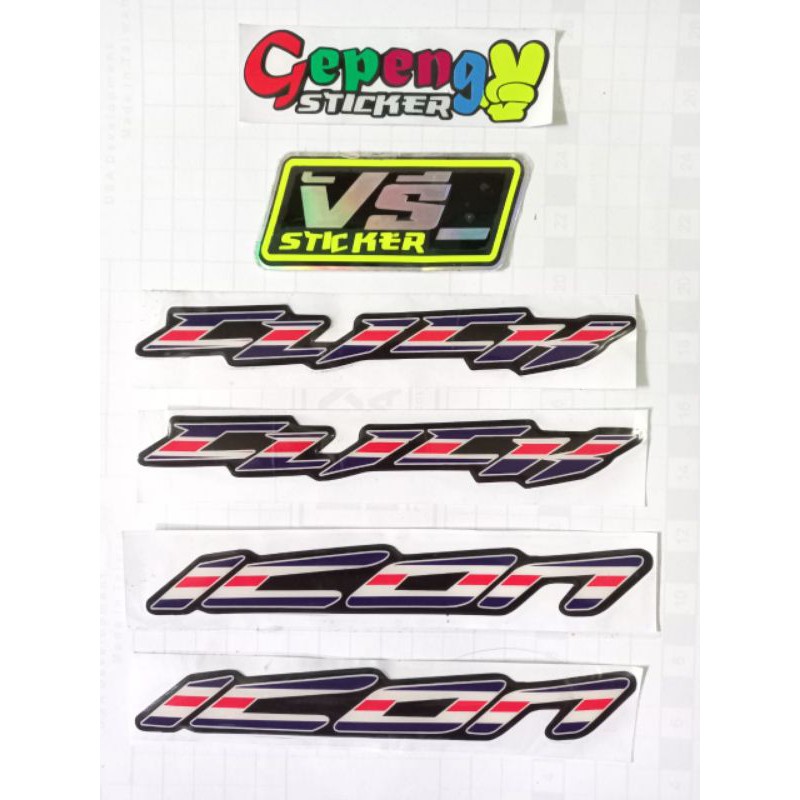 Jual sticker timbul emblem logo thailand thailook Beat icon vario click