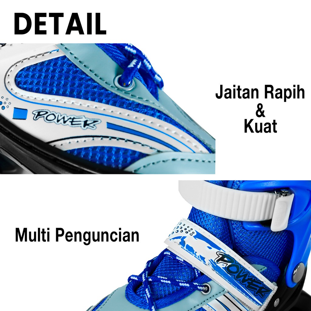 Jual Sepatu Roda COUGAR MZS835L Power Line | Shopee Indonesia