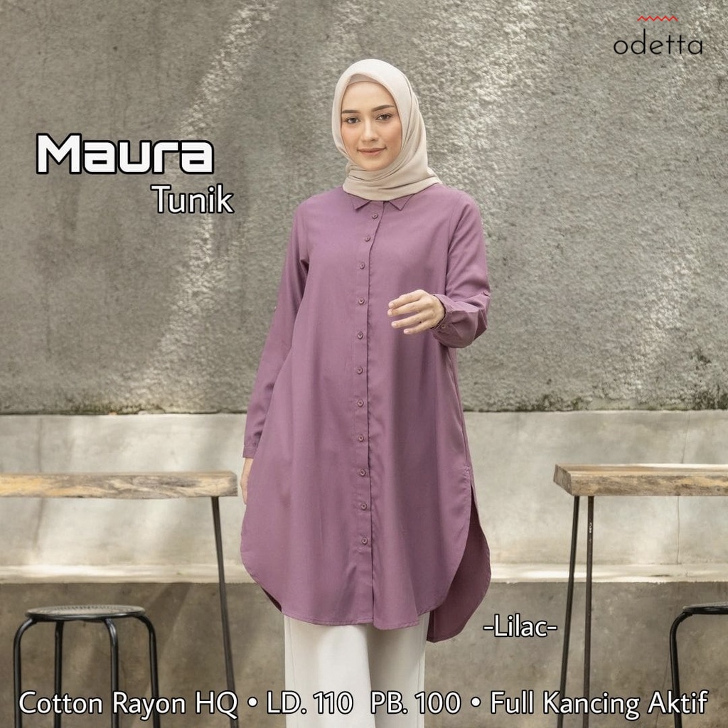 Jual Tunik Jumbo Kekinian Baju Atasan Wanita Model Terbaru MAURA