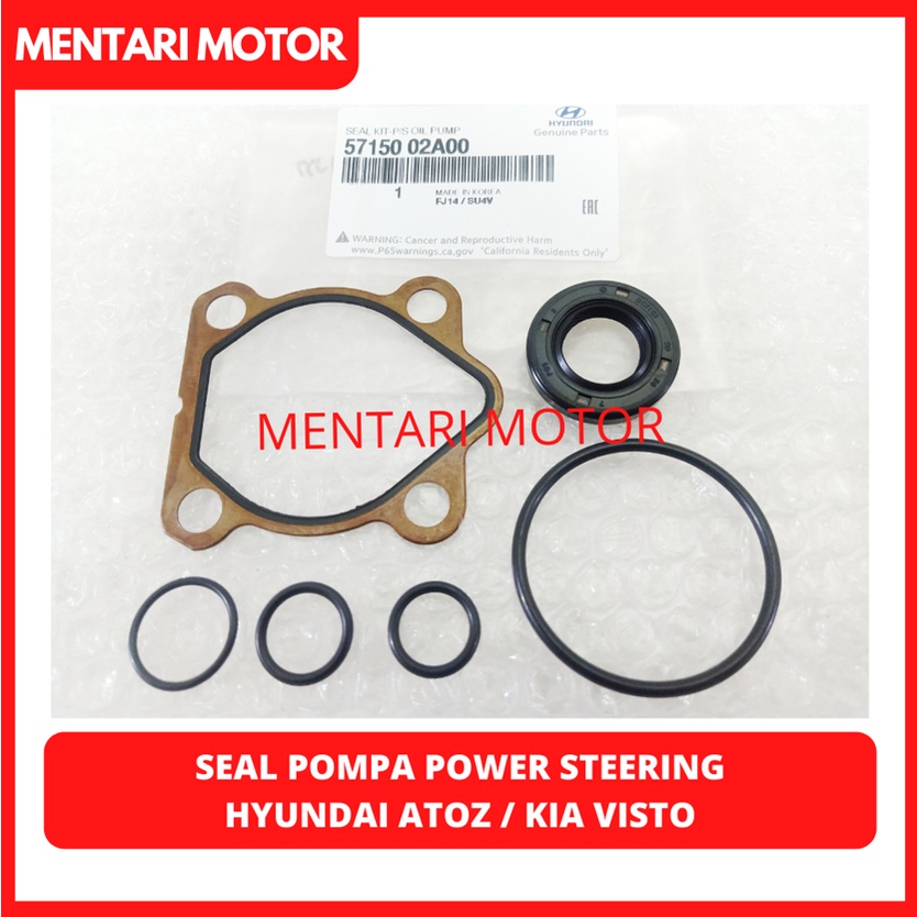 Jual Seal Pompa Power Steering Hyundai Atoz Kia Visto Orisinil Seal