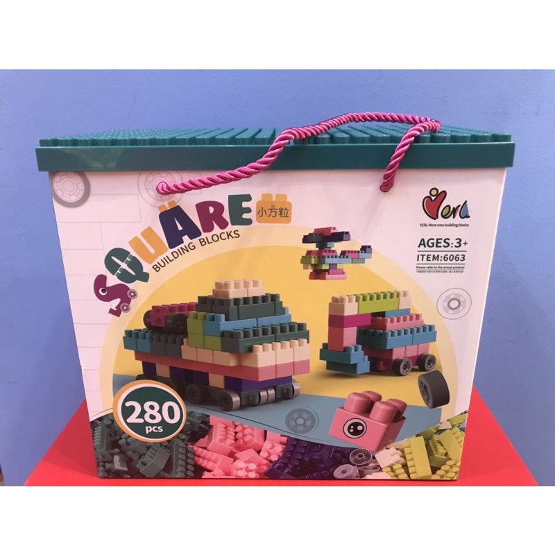 Square store building blocks