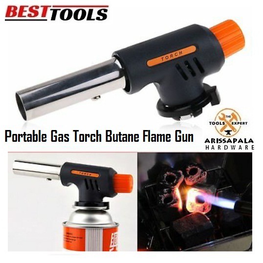 Jual Kepala Gas Portable Pematik Api Gas Torch Butane Flame Gun Fire ...