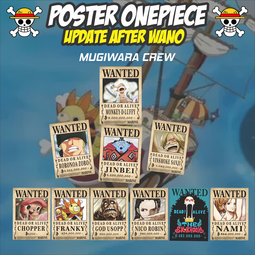 Jual Poster One Piece Terbaru Update After Wano Shopee Indonesia