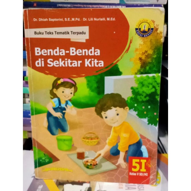 Jual Buku Teks Tematik Terpadu 5 ABCDEFCHI Kelas 5 SD/MI K13 REVISI ...