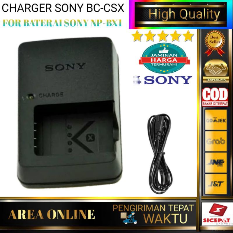 Jual Charger Sony BC-CSX untuk baterai sony NP BX1 | Shopee Indonesia