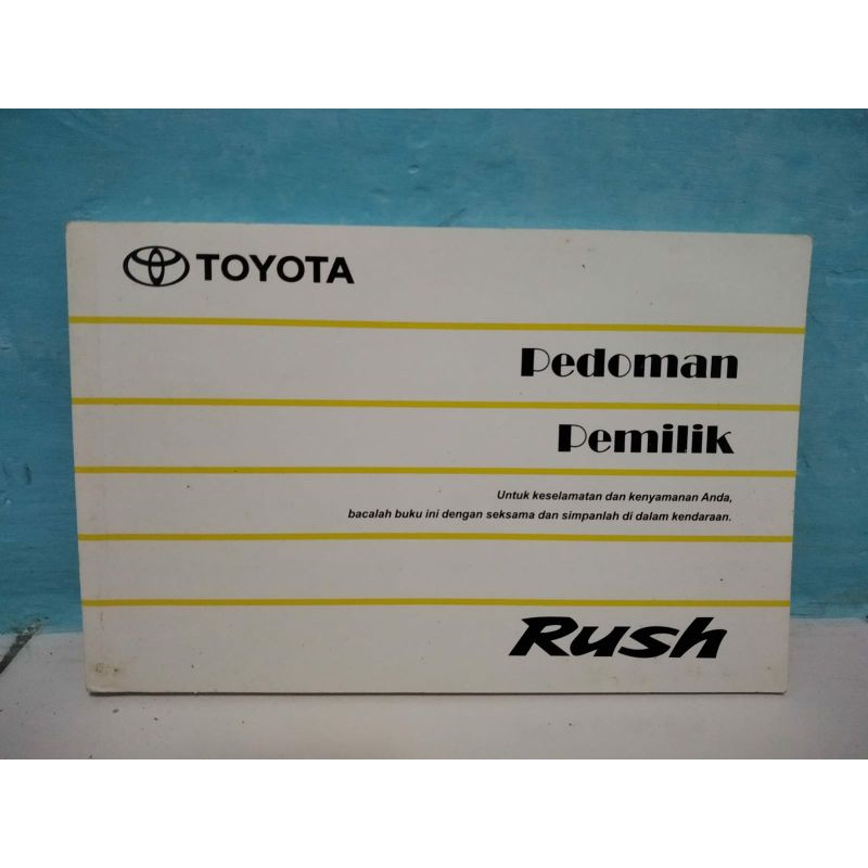 Jual Buku Panduan Manual Mobil(Toyota) | Shopee Indonesia