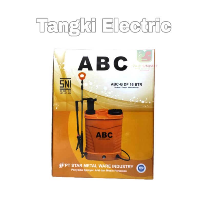 Jual Tangki Alat Semprot ABC / Sprayer Elektrik + Manual - 16 Liter ...