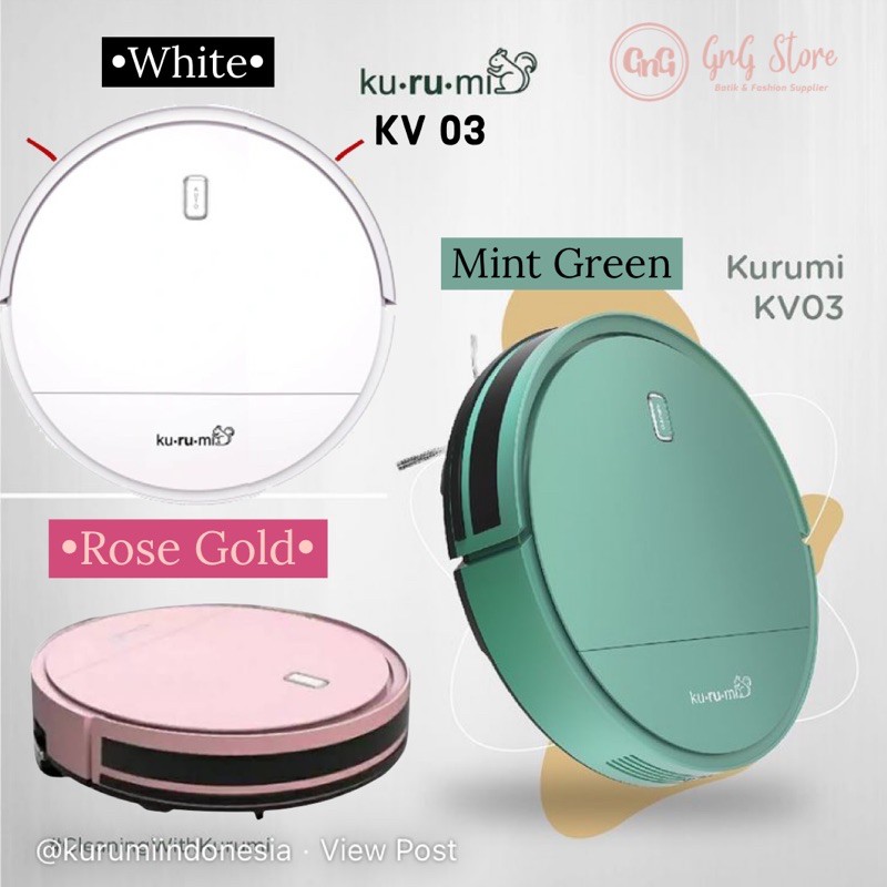 Jual Kurumi Robot Vacuum KV 03 / Vacuum Robot Kurumi KV03 Shopee Indonesia