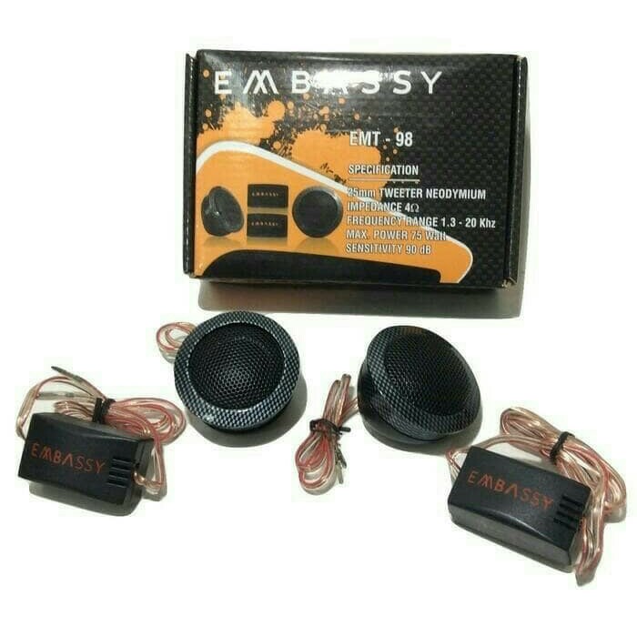 Jual Tweeter mobil Embassy EMT-98 | Shopee Indonesia