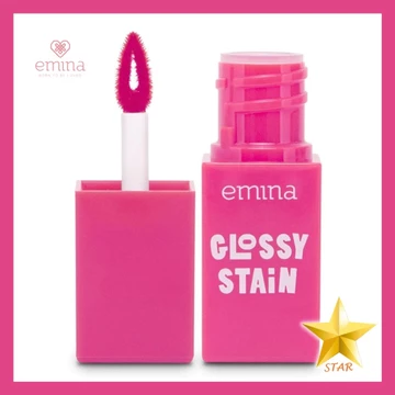 AS Emina Glossy Stain Lip Tint Liptint Gloss 3 Gr