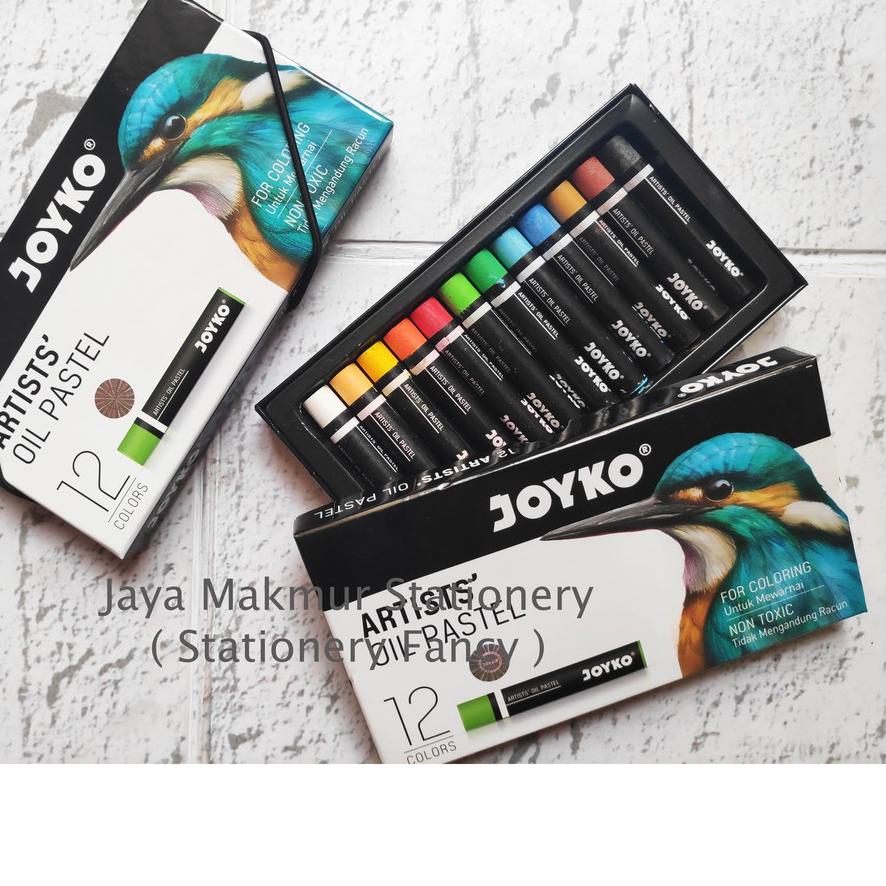 Jual Crayon Minyak/ Artists Oil Pastel Joyko OP12ART 12 Warna (1 set