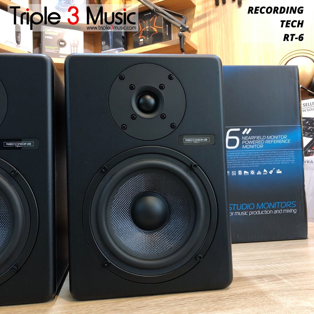 Jual Recording tech RT6 Speaker monitor flat 6 inch | Shopee Indonesia