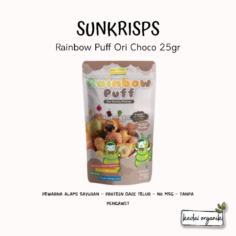 Jual Sunkrips Rainbow Puff / Sunkrisps Sus Kering Pelangi / Ori Isi ...