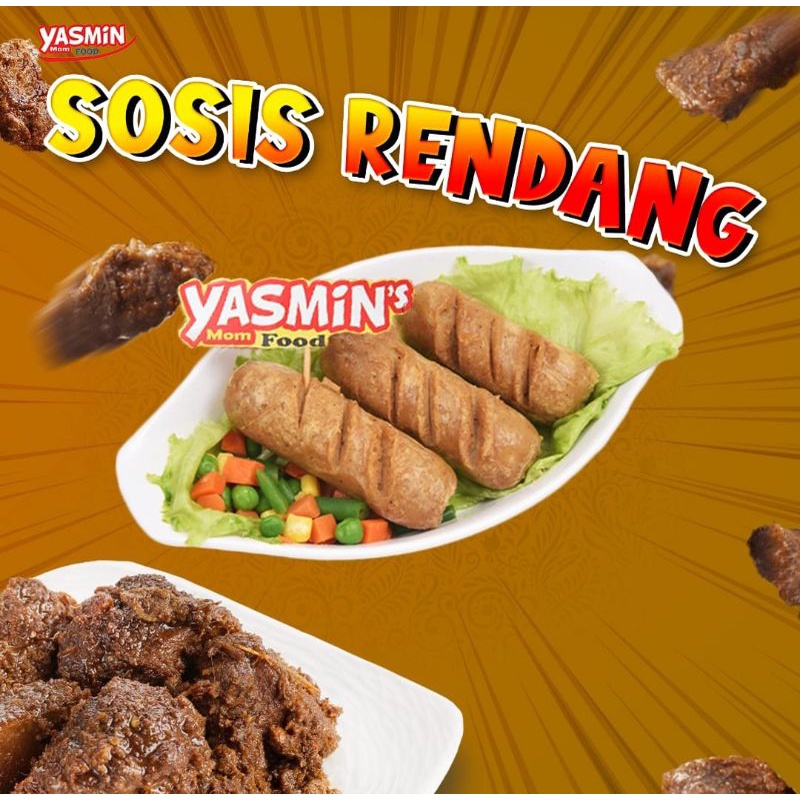 Jual Sosis Ayam JUMBO Yasmin Original/Wortel/Brokoli/Rendang Homemade ...