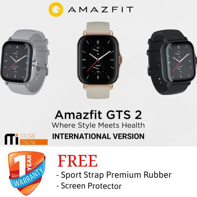 Jual Amazfit GTS 2 Smartwatch Global Version Garansi Resmi Smart Watch ...