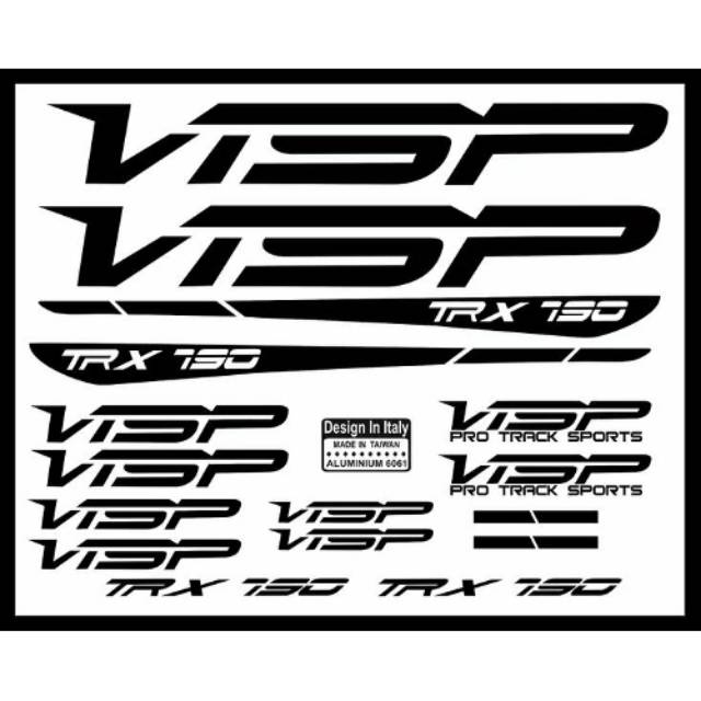 Jual Decal Stiker Frameset Visp 790 Die Cut Cutting Sticker | Shopee ...