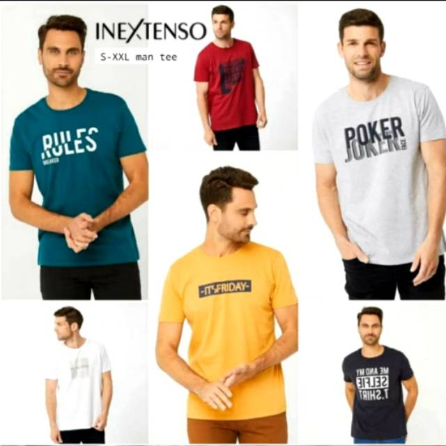 Inextenso Men's Tee/ Kaos Pria Dewasa In Extenso
