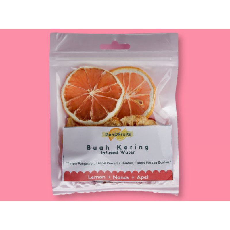 Jual 03. Lemon + Nanas + Apel Dried Fruit untukk Infused water detox
