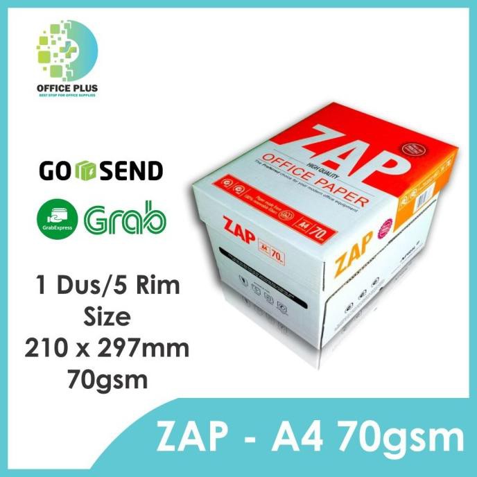Jual Kertas Hvs A4 70Gr Zap Fotokopi Fotocopy Print Photocopy Paper ...
