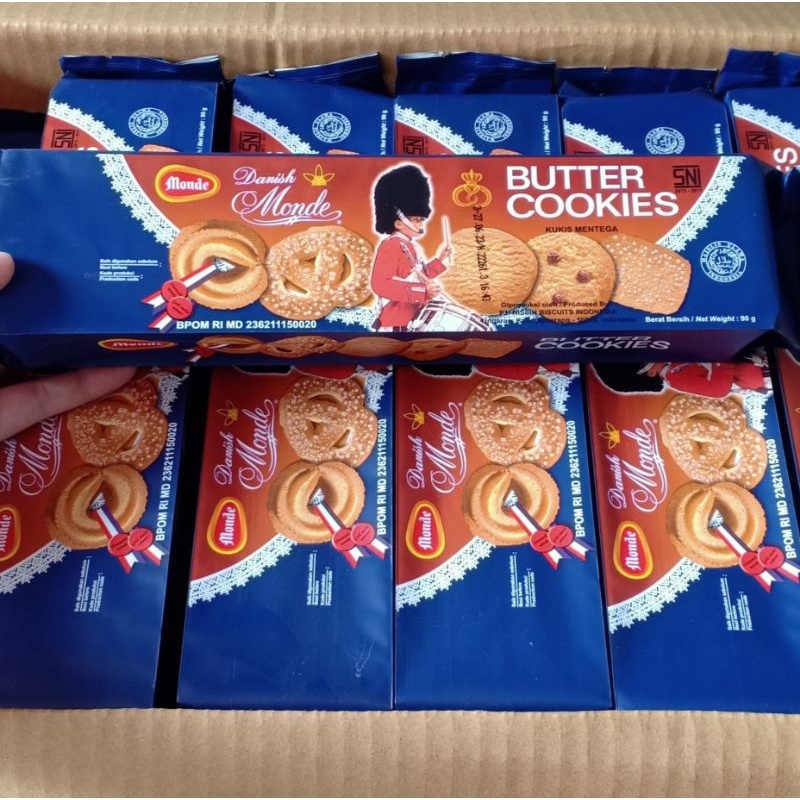 Jual agen distributor makanan ringan biskuit wafer snack monde butter