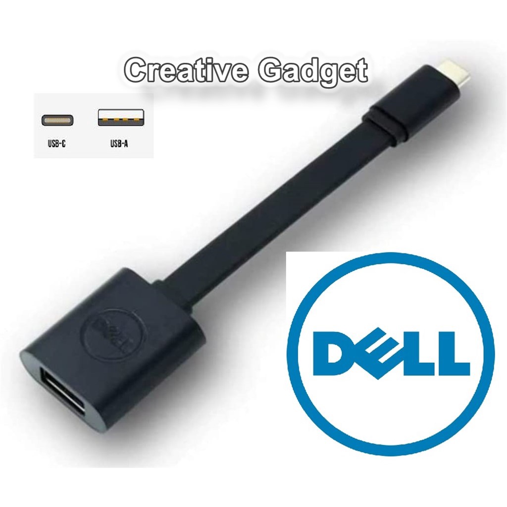 Jual Dell Adapter USBC to USBA 3.0 Converter DBQBJBC054 ke USB 3