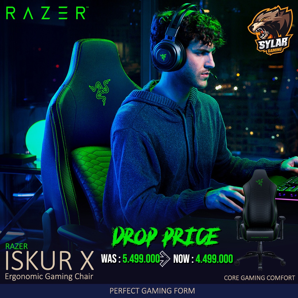 Jual Razer Iskur X Ergonomic Gaming Chair | Shopee Indonesia