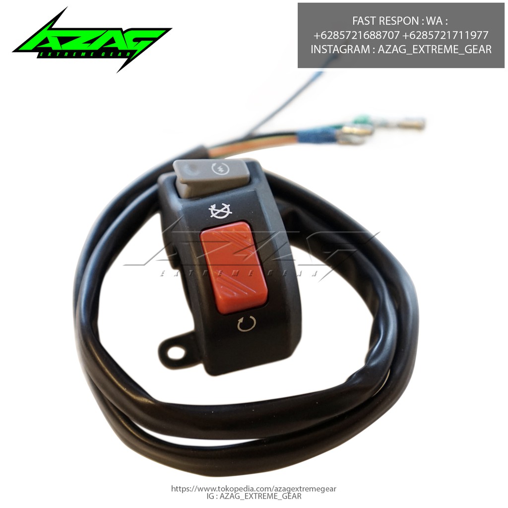 Jual SAKLAR ENGINE ON/OFF STARTER KLX CRF | Shopee Indonesia