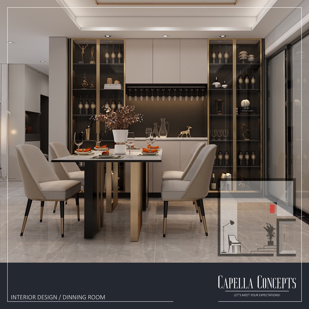 Jual Desain / Gambar | Interior - Dining Room Design B; Capella ...