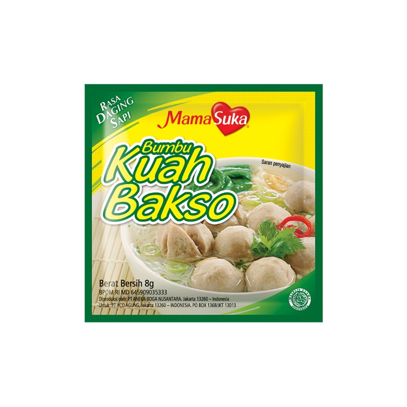 Jual Mamasuka Bumbu Kuah Bakso Isi 12 Pcs Shopee Indonesia