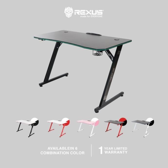 Jual Meja Rexus Dira RGB - Meja Gaming Rexus Dira 120X60x75cm | Shopee ...