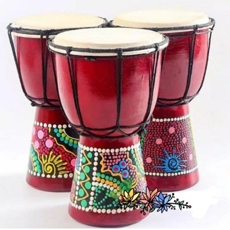 Jual T6HM7C Jimbe Gendang Kecil Mini Mainan Anak Alat musik Tradisional ...