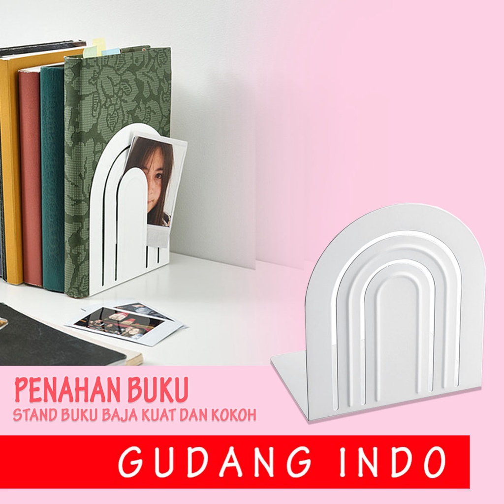 Jual Penahan buku 15x13 cm / stand dekorasi buku / Pembatas buku